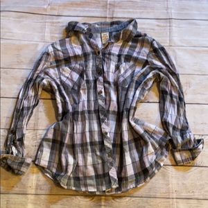 Flannel half sleeve shirt